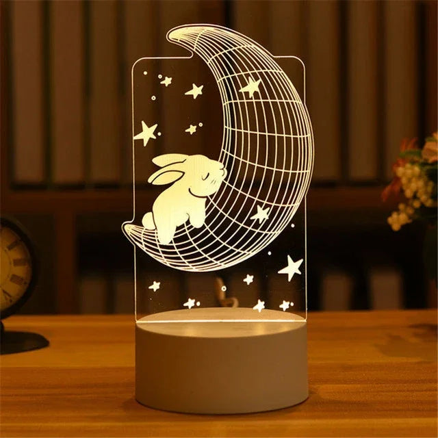 3D Galaxy Sphere Night Light | Astronaut & Moon USB Lamp | Kids Room Decor
