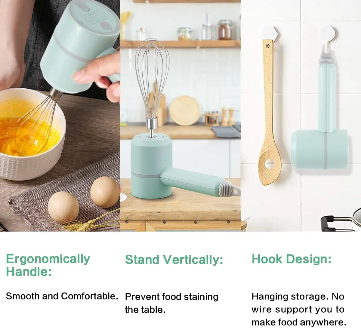 Mini Electric Food Chopper and Egg beater– USB Rechargeable Garlic, Meat & Vegetable Crusher