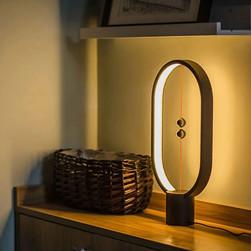 Eye-Care Balance Night Light | USB & Touch Control | Mini LED Lamp