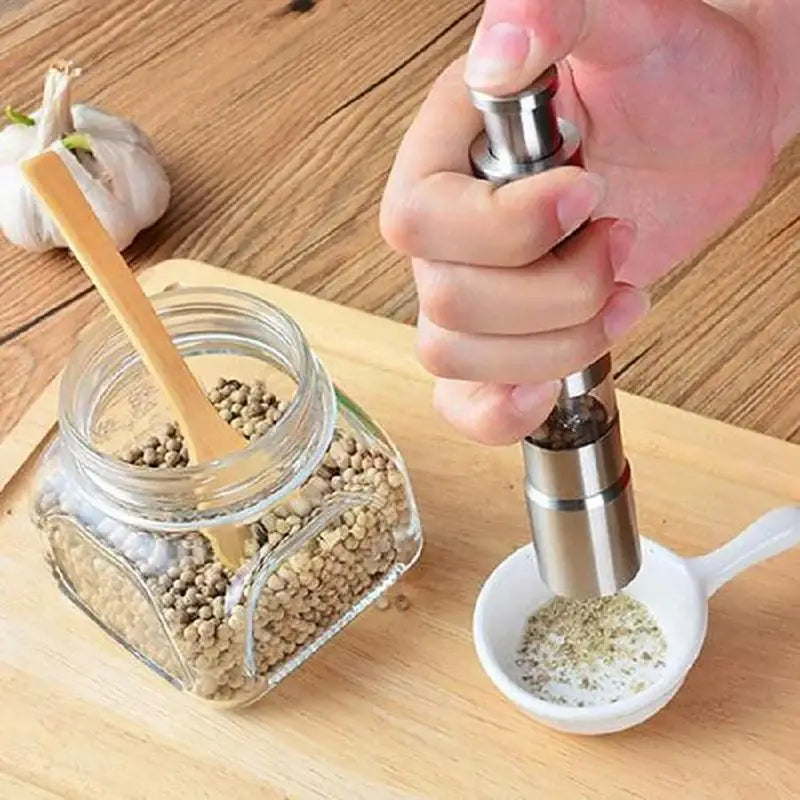 ProGrip Stainless Pepper & Salt Mill
