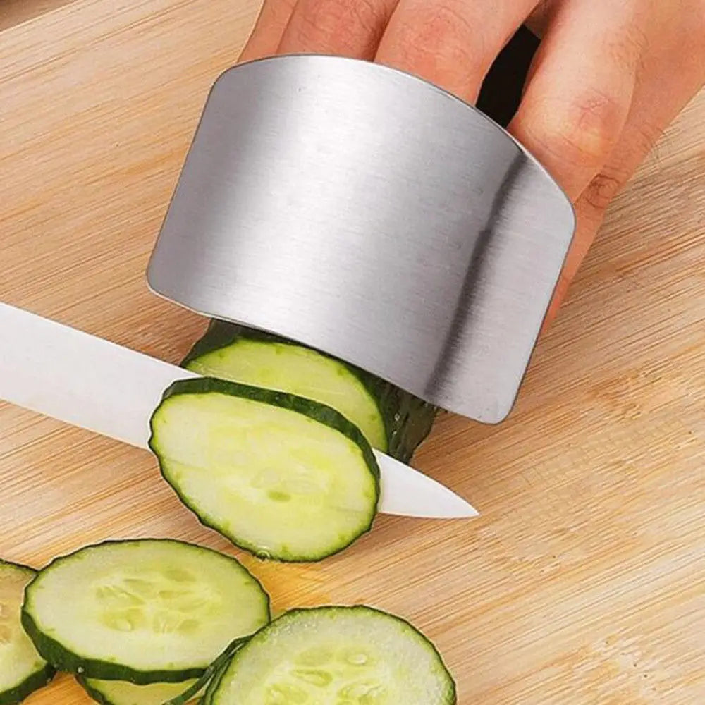 Stainless Steel Finger Guard – Hand Protector for Knife & Kitchen Cuts