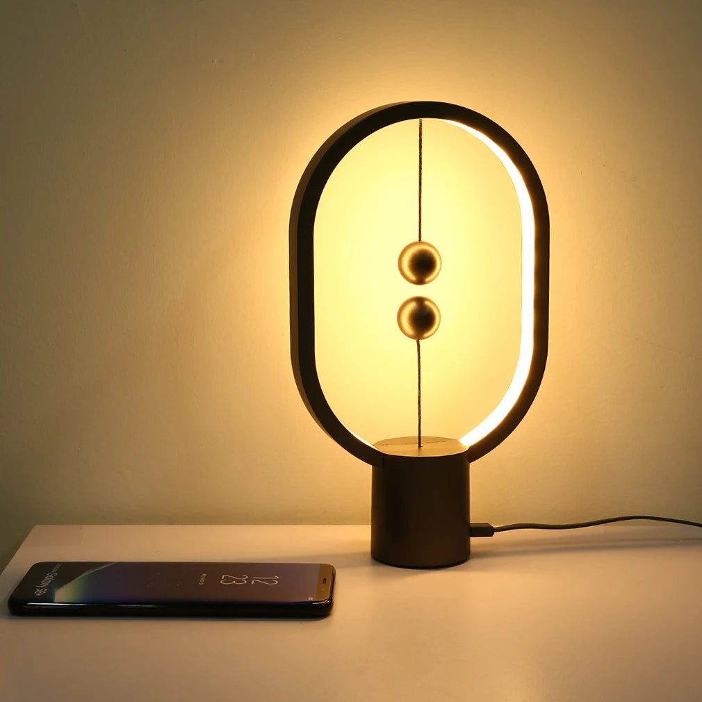 Eye-Care Balance Night Light | USB & Touch Control | Mini LED Lamp