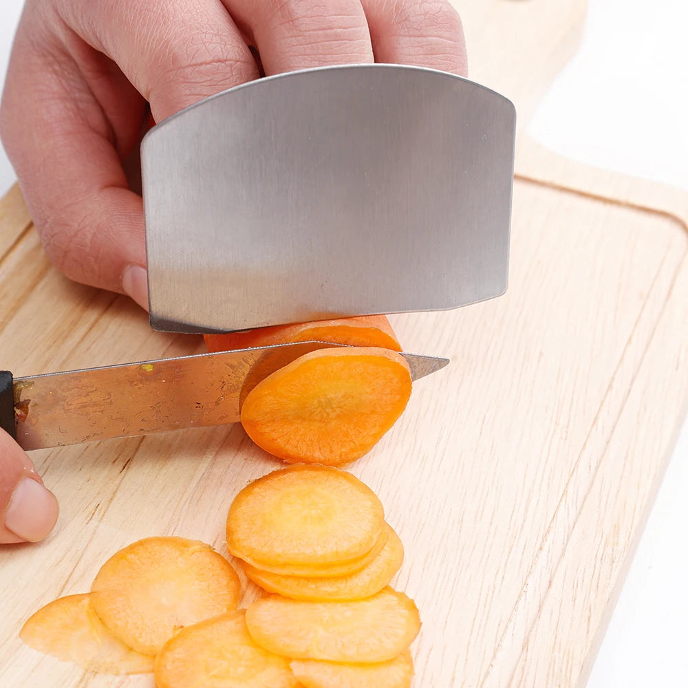 Stainless Steel Finger Guard – Hand Protector for Knife & Kitchen Cuts