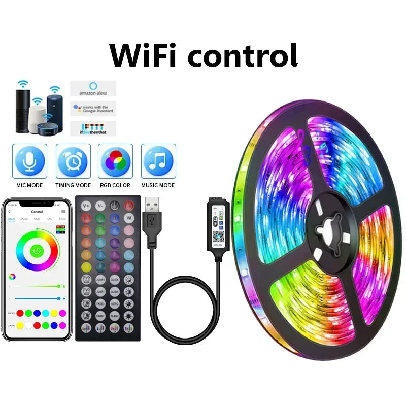 Smart RGB LED Strip Lights | USB Powered | Bluetooth App Control Decor