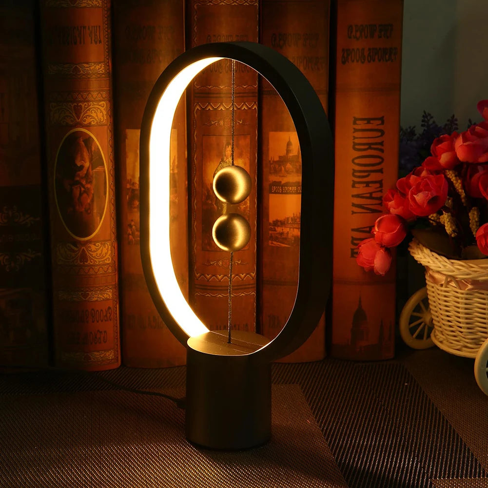 Eye-Care Balance Night Light | USB & Touch Control | Mini LED Lamp