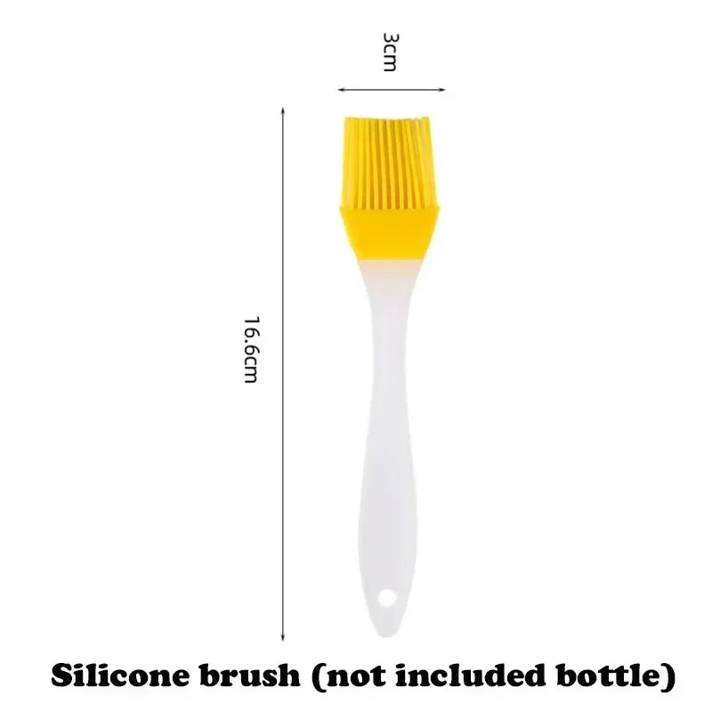 2-in-1 Olive Oil Dispenser Bottle 500ml – Plastic Oil Sprayer for Cooking, BBQ, Baking