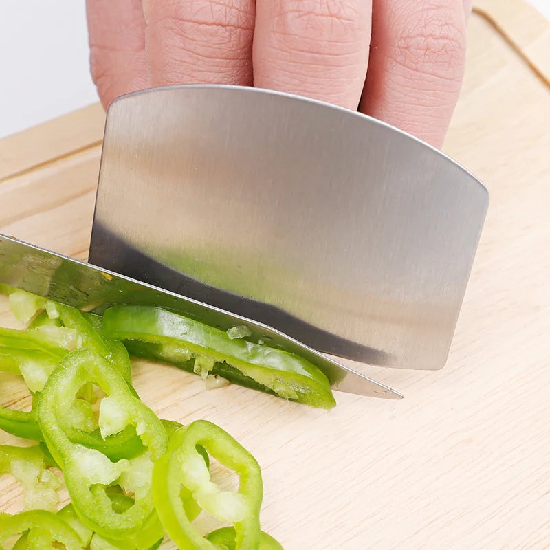 Stainless Steel Finger Guard – Hand Protector for Knife & Kitchen Cuts
