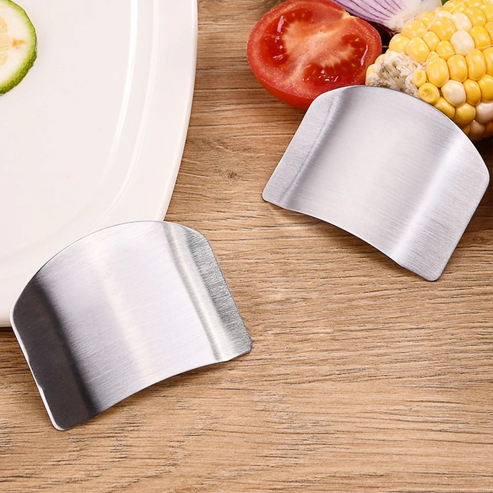 Stainless Steel Finger Guard – Hand Protector for Knife & Kitchen Cuts