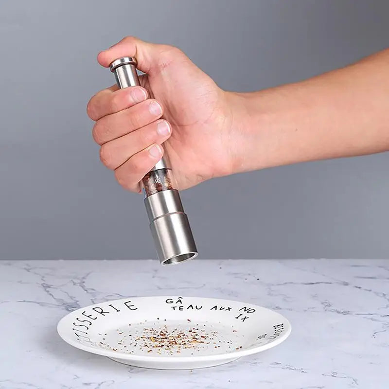 ProGrip Stainless Pepper & Salt Mill