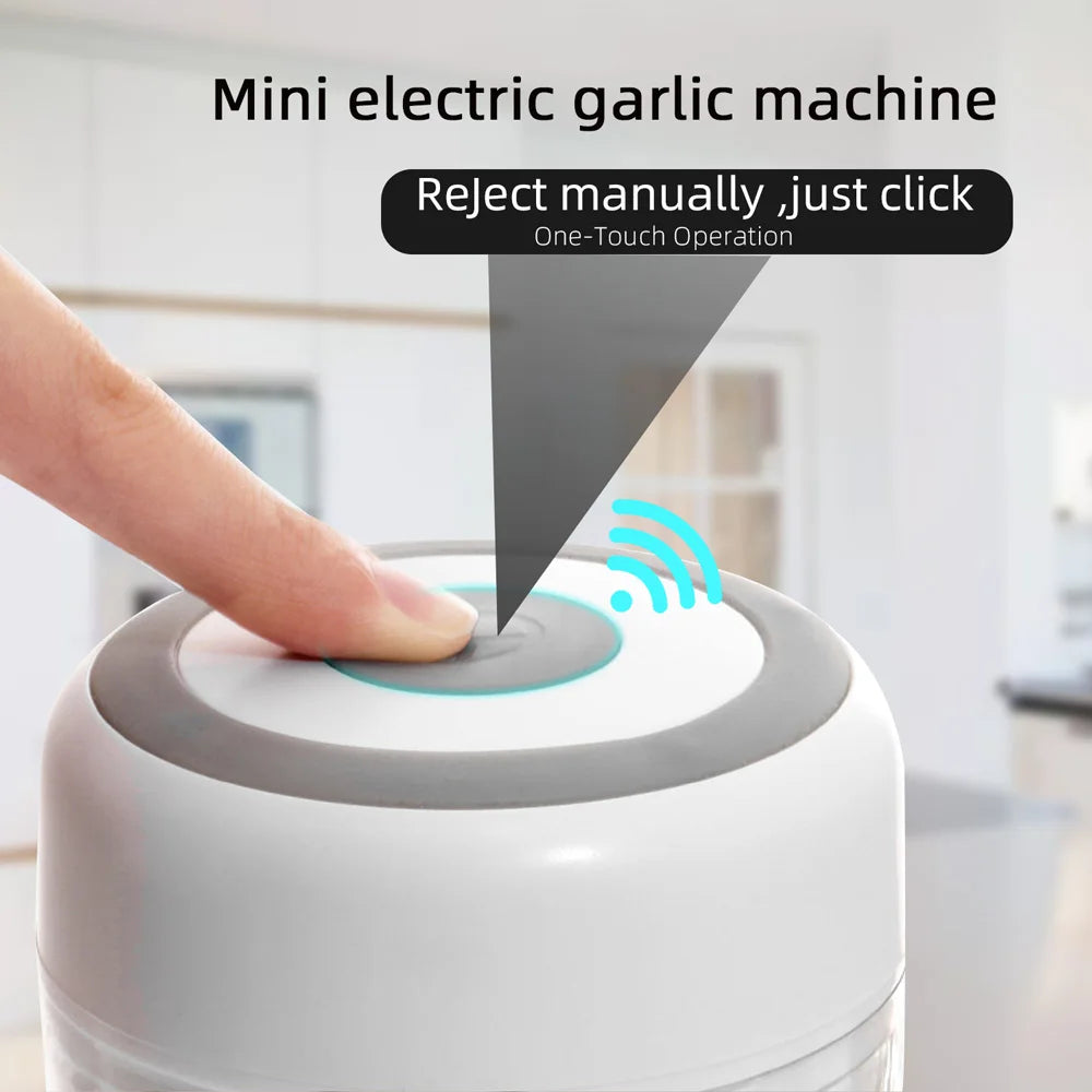 Mini Electric Food Chopper and Egg beater– USB Rechargeable Garlic, Meat & Vegetable Crusher
