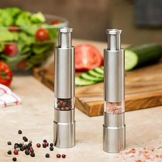 ProGrip Stainless Pepper & Salt Mill